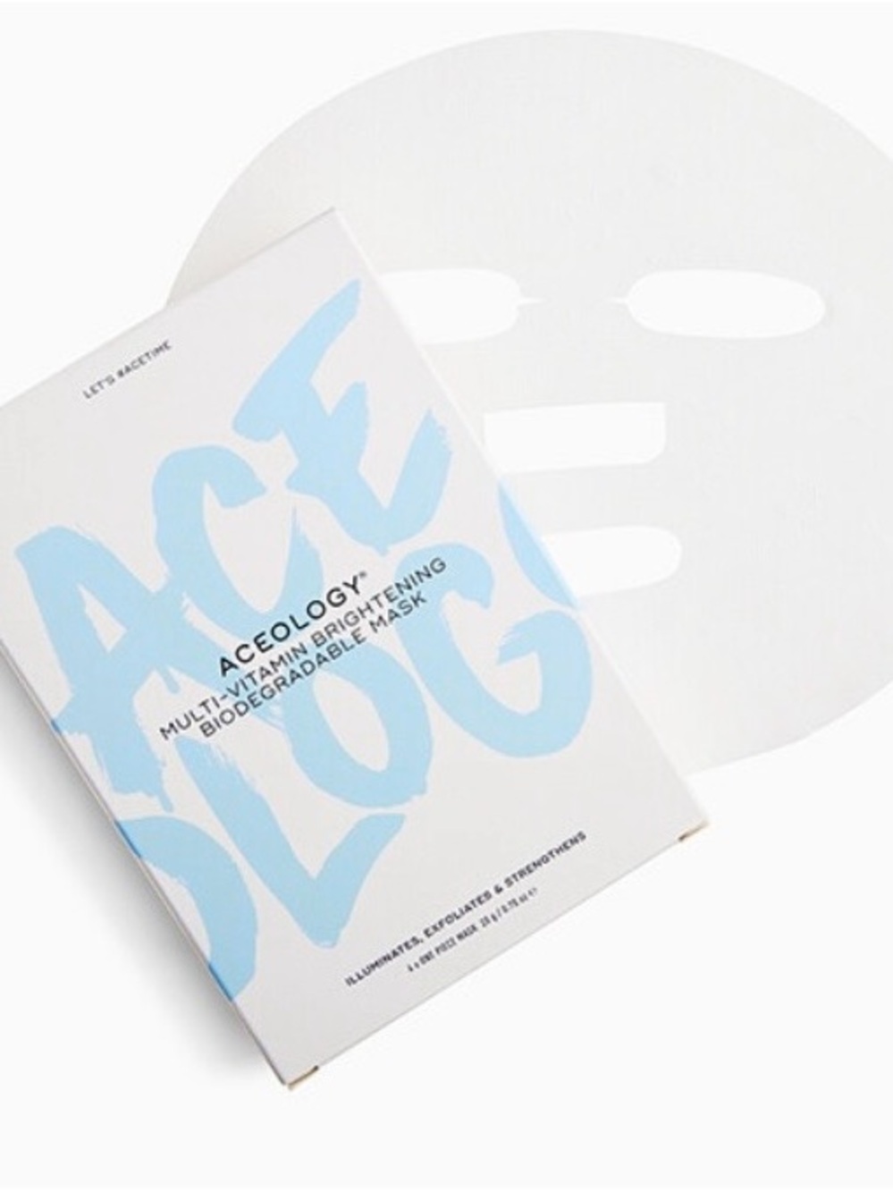 Aceology Multi-Vitamin Brightening Biodegradable Mask